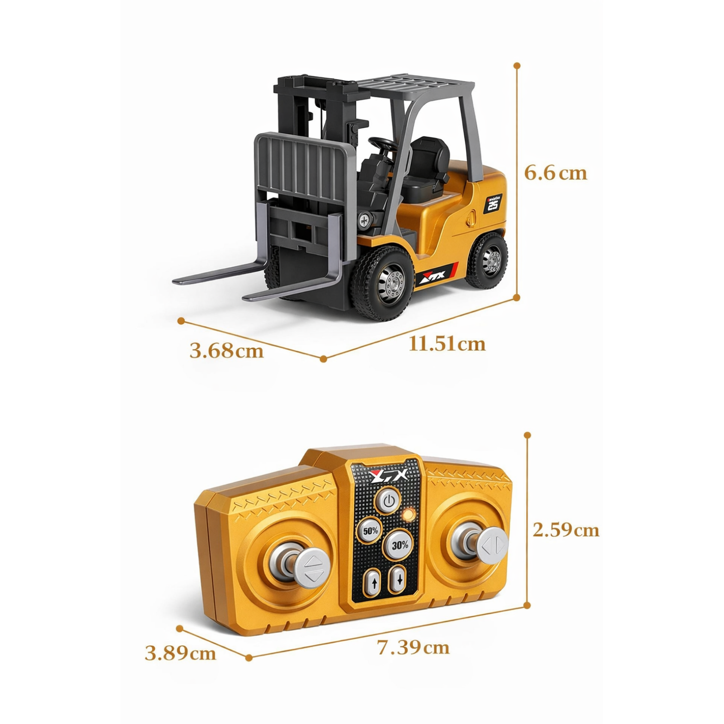 Mini Forklift - Uzaktan Kumandalı Masaüstü İş Makinesi!
